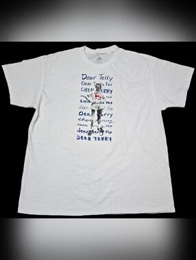 Adidas Terry Fox Graphic T-Shirt White Men’s XL